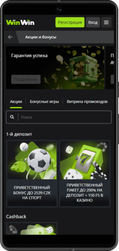 Бонусы и акции БК Winwin